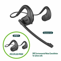 Wireless Air Conduction Stereo Headset Open EAR Commercial Earphones ENC Magnetic Boom Microphone Stereo Sporty Earphones