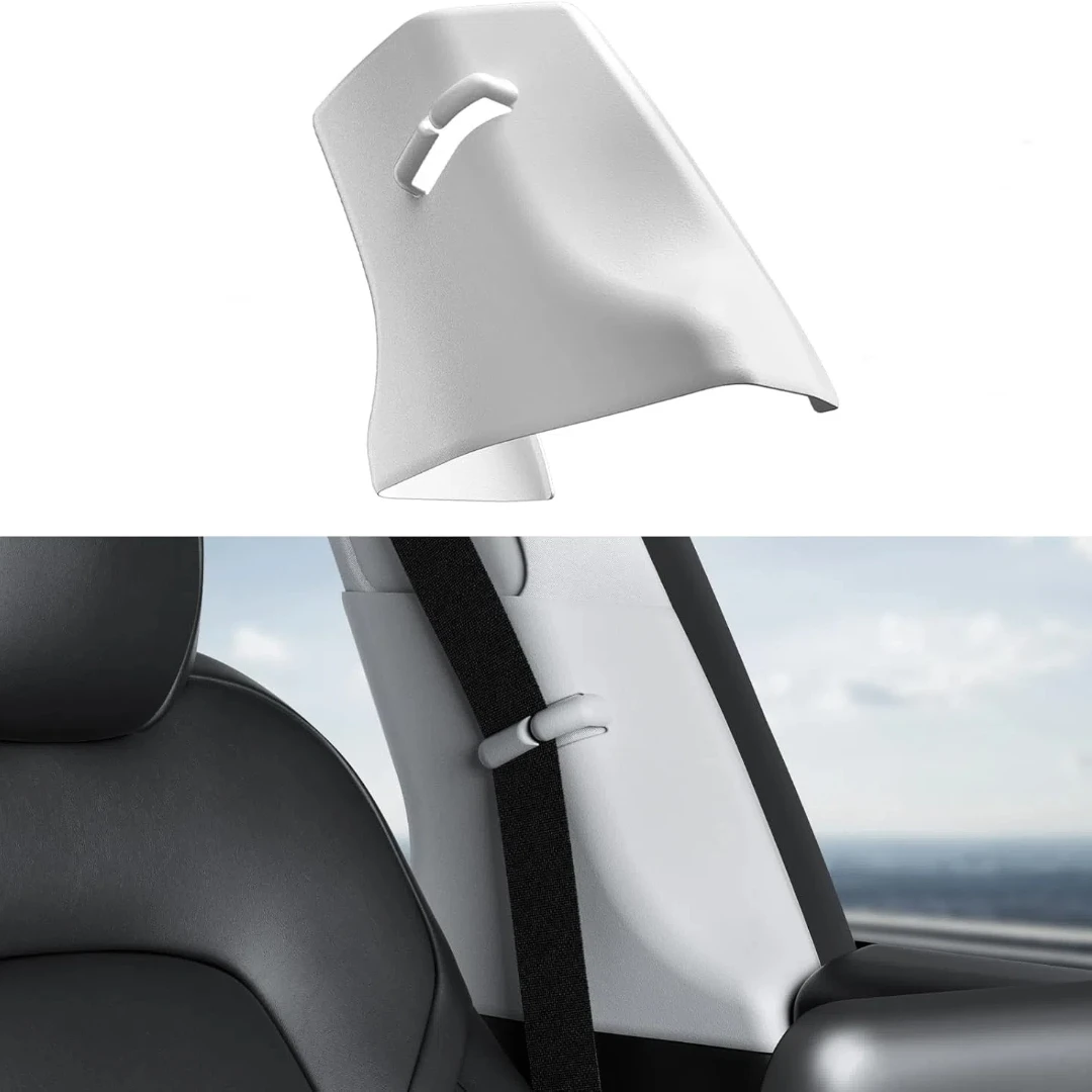 Seatbelt Adjuster for Tesla Model Y （2021-2024）Guide Holder Shoulder Neck Protector Strap Positioner Seatbelt