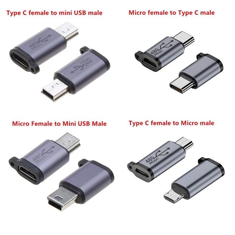 USB-C & Micro USB Connector Adapters