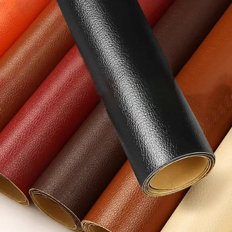แผ่นปะซ่อมหนังติดด้วยตนเองสำหรับเบาะนั่งรถโซฟากระเป๋ารองเท้าซ่อมแบบ DIY สติกเกอร์หนัง PU กาวหนังเทียม