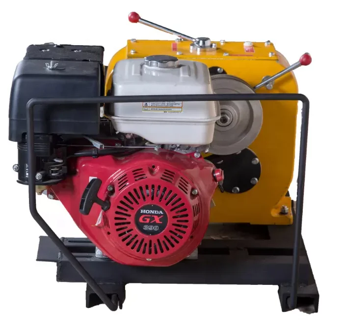 8 Ton Cable Winch Puller  for power construction Cable Pulling