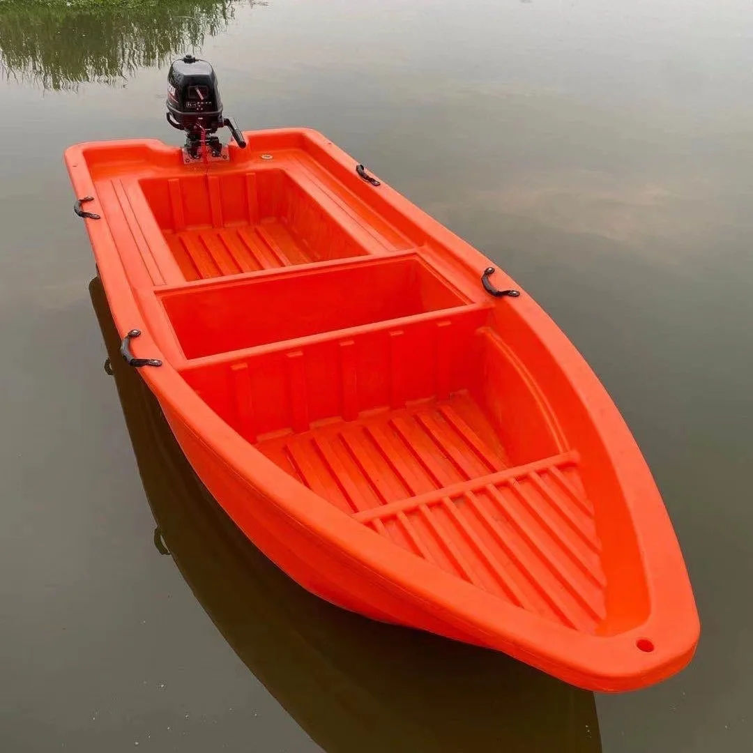 Plastic boat fishing boat thickened double-layer beef tendon fishing breeding assault  river cleaning flat