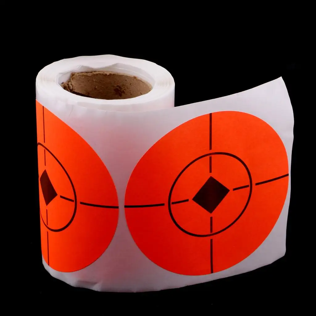 100pcs 7.5 Diameter Self Adhesive Shooting Target Round Paper Target Sticker