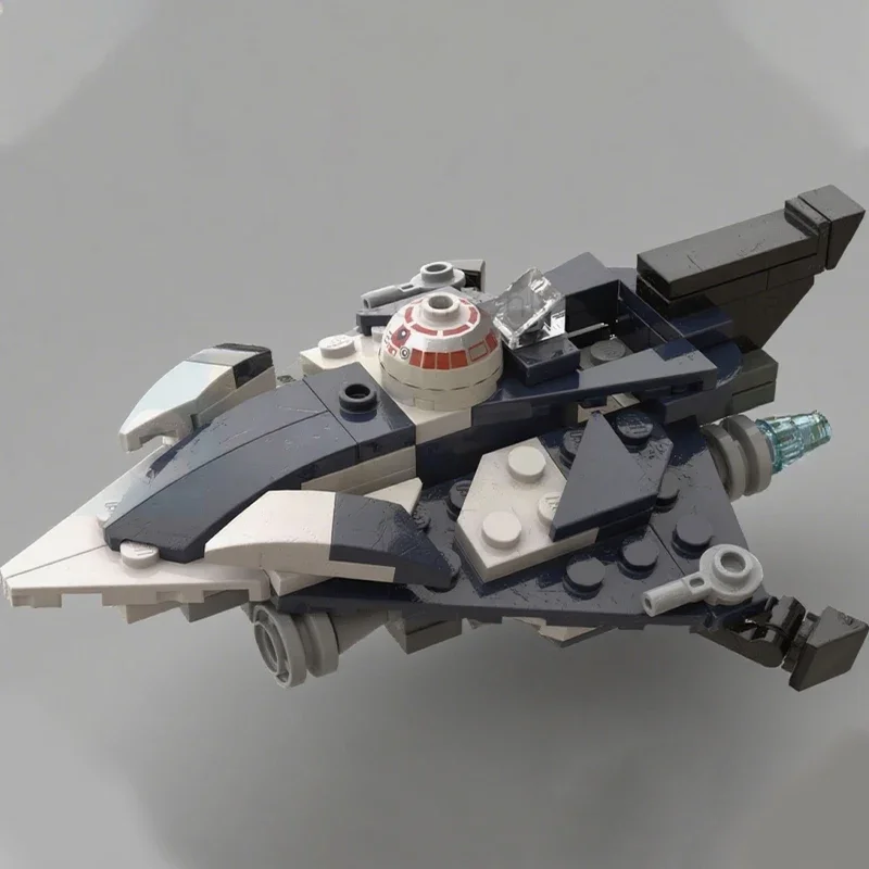 

Набор из 96 деталей MOC: Строительные блоки «Алая звезда Анакина» — идеальный подарок на Рождество, день рождения или для детских праздников, DIY для детей