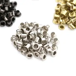 100pcs Mini Metal Eyelet Buttons Buckle For DIY Doll Clothes Shoes Bags Snap Buttons Needlework Buckles Accessories 1.5/2.0/2.5M