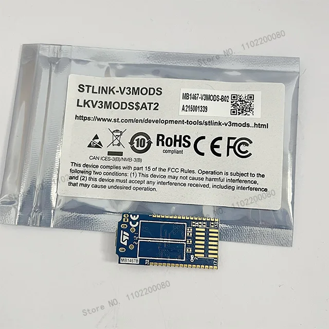 STLINK-V3MODS is a smallsize debugging and programming probe for STM32 microcontrollers.