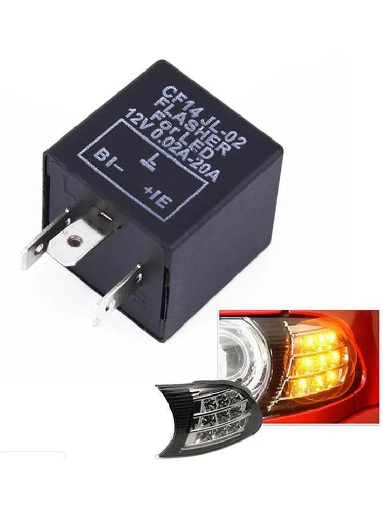 3 broches CF14 JL-02 EP35 voiture LED clignotant cite fixer clignotant hyper flash 12V