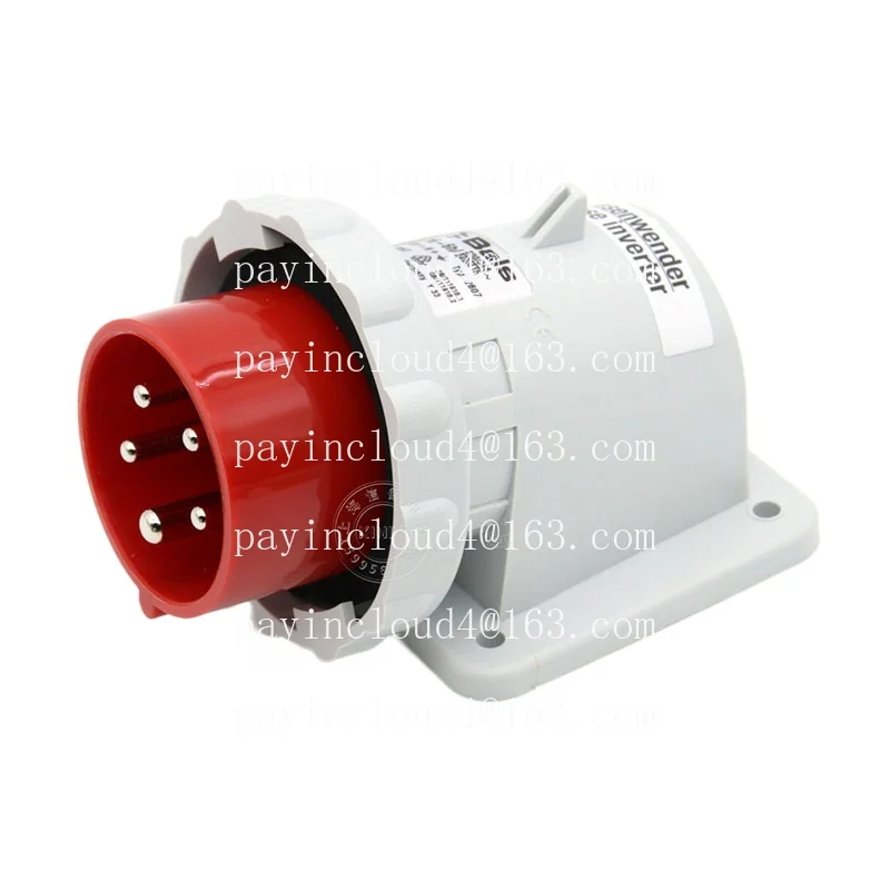 Surface-mounted Phase Conversion Industrial Plug TYP2607 Five-core 16A Compressed Garbage Sanitation Truck Socket