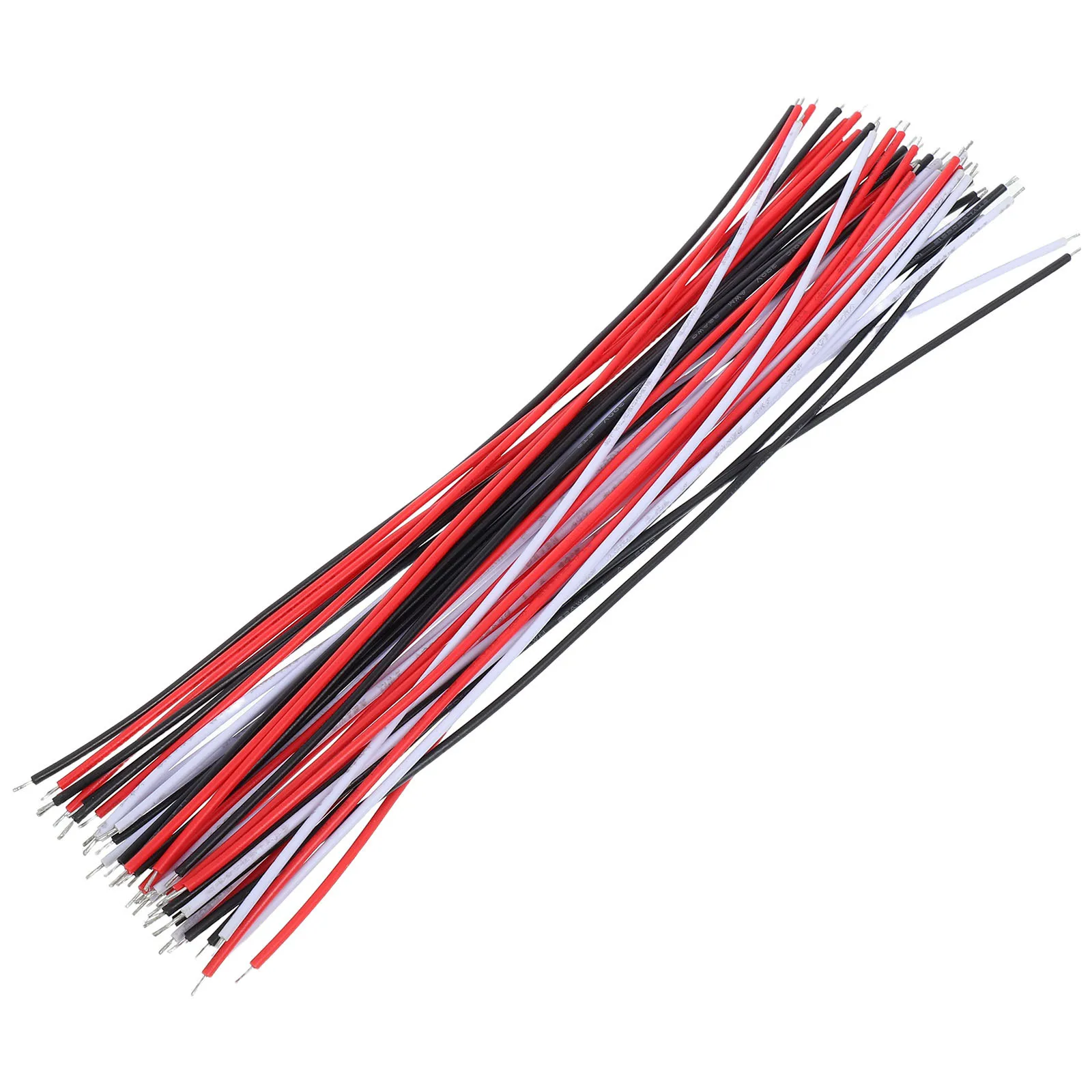 45pcs Guitar Accessories Line 22Awg Electric Pickup Wires Noise-Free Shielded Instrument Cables For Pedal Board Studio Recording