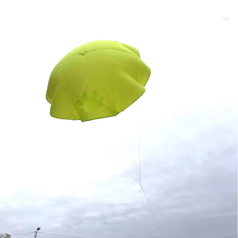 High Quality 6-8kg Model Aircraft Nylon Parachute Ejection Umbrella with Lanyard for FPV Outdoor Drone Uav Landing Protection