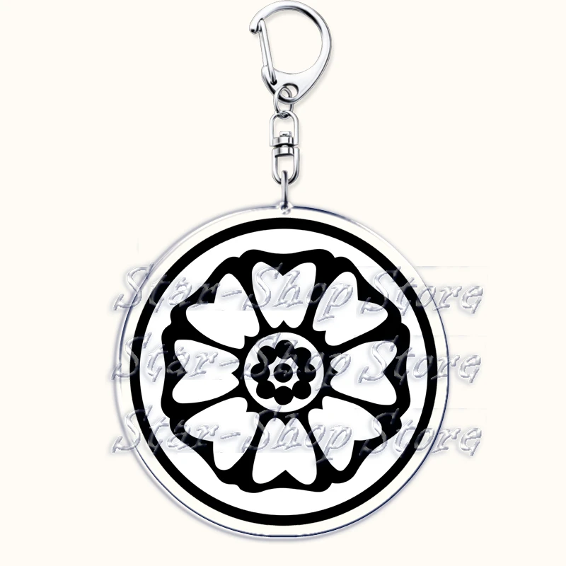 Yoga Lotus Flower Keychains Buddhism Meditation Zen Spiritual Mandala Keyrings for Accessories Bag Key Chain Ring Jewelry Gifts