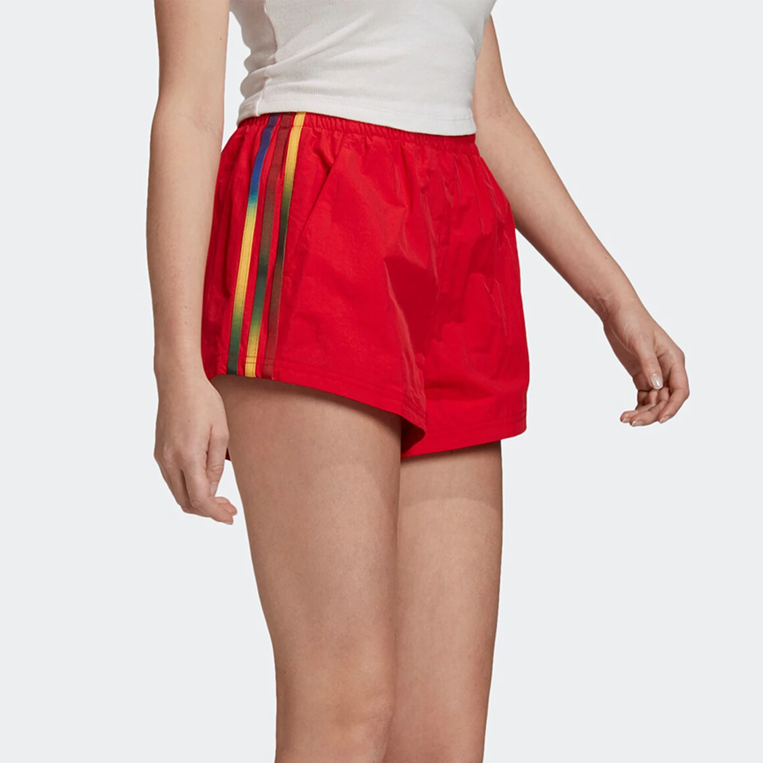 

Adidas Original Three Stripes SHORTS Women's Casual Sports Shorts GJ7715