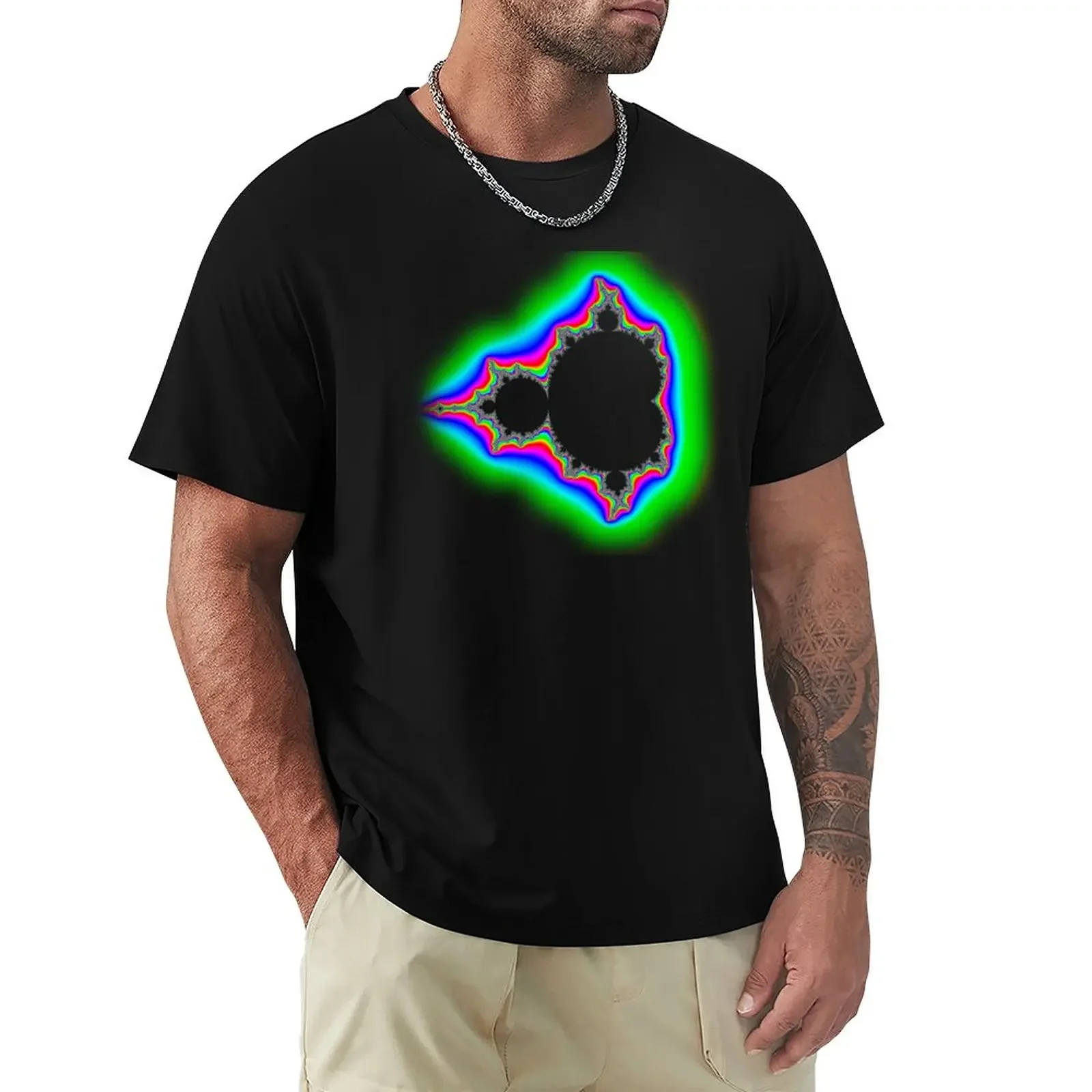 

Mandelbrot set T-Shirt summer tops anime cute tops mens big and tall t shirts