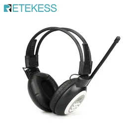 RETEKESS TR101 FM Headphone Radio Receiver Wireless Headset Radio Earphone Receiver Conference Interpretation Meeting Translate