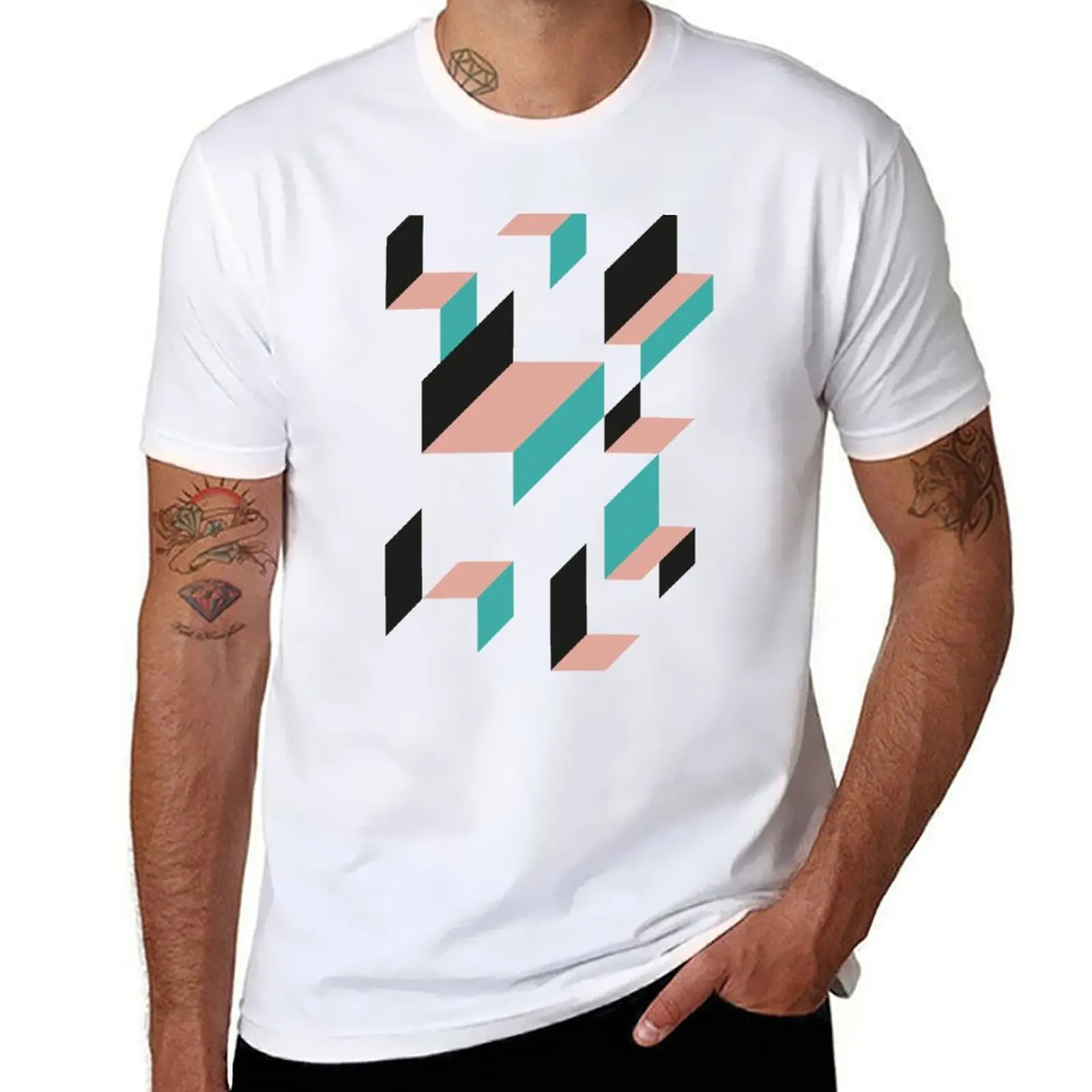 

Abstract#37 T-Shirt t shirts for man cotton cotton t shirt man T-Shirt