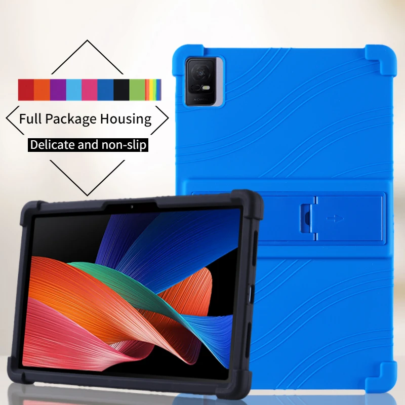 Soft Silicone Case Universal for TCL NxtPaper 11 Tab 11 2023 10.95 inch Adjustable Multi-Angles Stand Cover Kids Safe Shell Capa