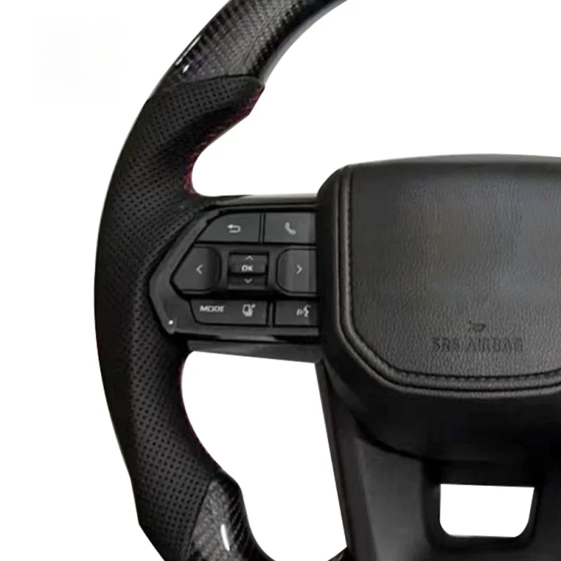 

Best SellingReal Carbon Fiber Peorated Leather Custom Steering Wheel Camry 2018-2021High Quality