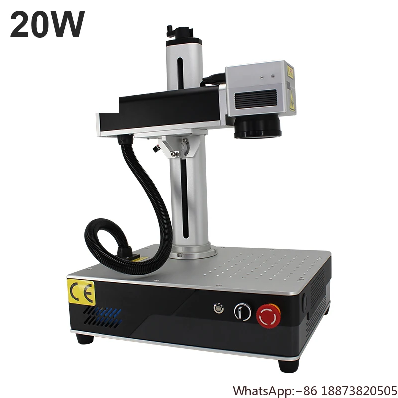 Raycus Jpt Mopa 20w Portable Mini Fiber  Marking Machine Metal Jewelry Gold Ring Steel Plastic  Marker