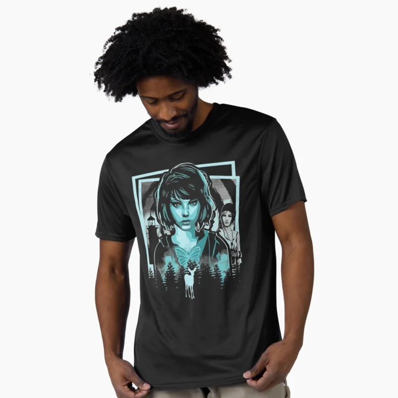 

Life Is Strange Anime Gift t shirt for men 0322 Cartoon Videogame graphic tee Y2K Clothes 100% cotton printed Large size Top