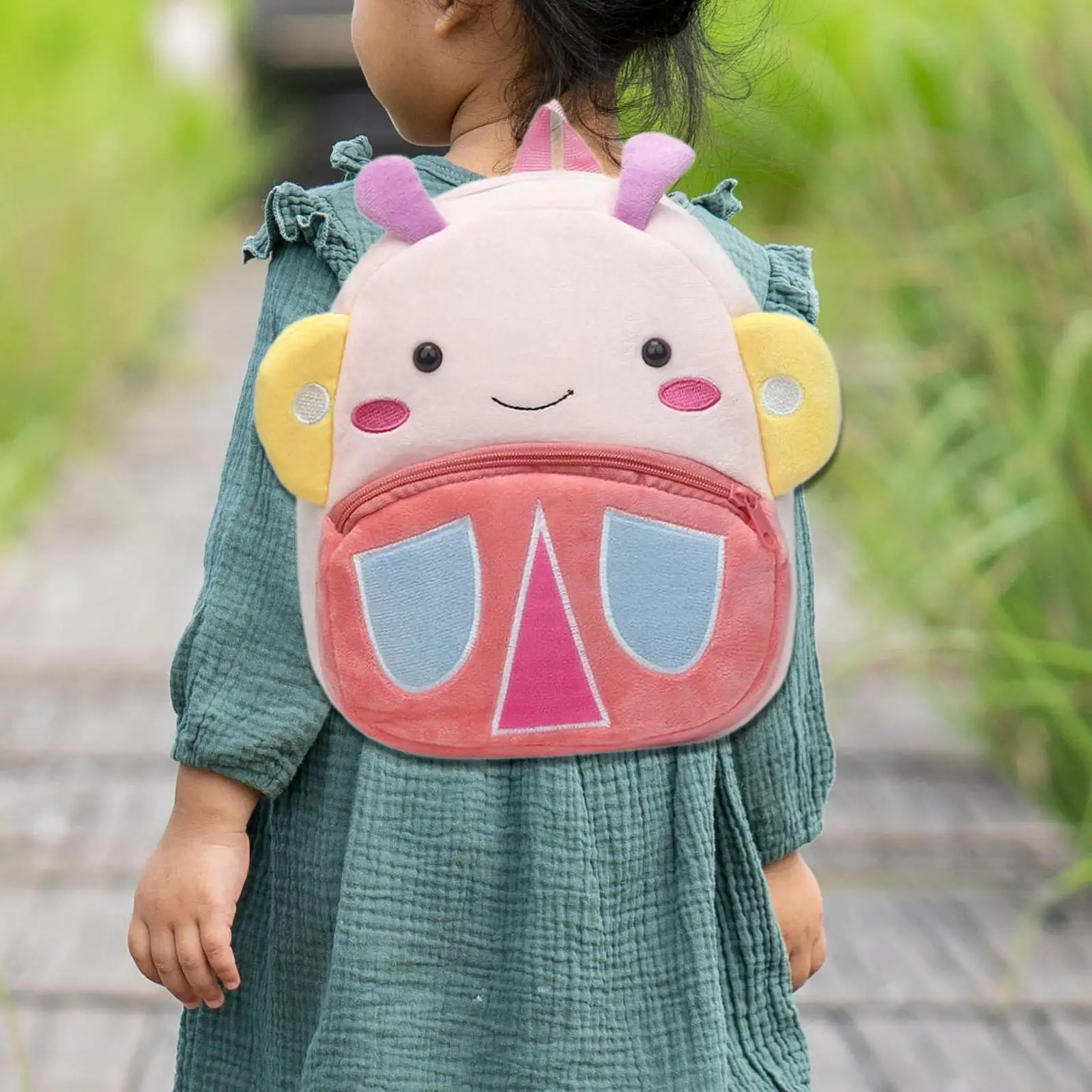 Mochila para niños pequeños de felpa suave de dibujos animados para niños y niñas Mochila pequeña de felpa