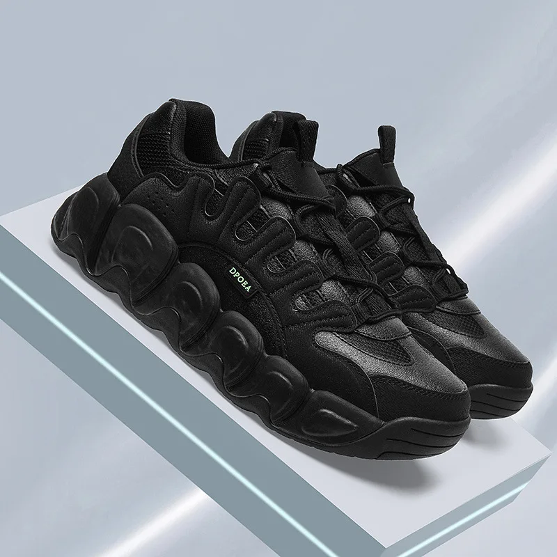 Putian arrive magasin physique magasin spécialisé qualité pain chaussures pois chaussures hommes et femmes papa chaussures baskets à semelles épaisses décontracté