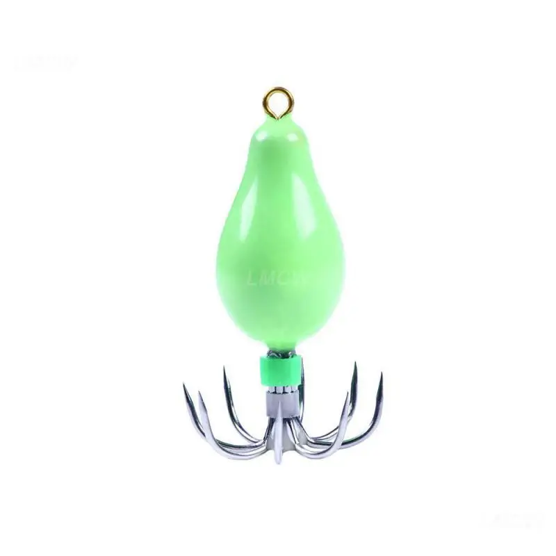 1~4PCS Luminous Squid Hook Artificial Bait Durable Bionic Bait Fishing Accessories Luya Bait Full Water Layer Fishing Lures