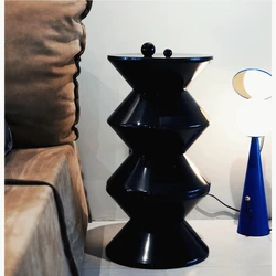 Nordic Minimalist Multi-Functional Stool Footrest Shoe Seat Makeup Table Sofa Side Hourglass Design Home Decor