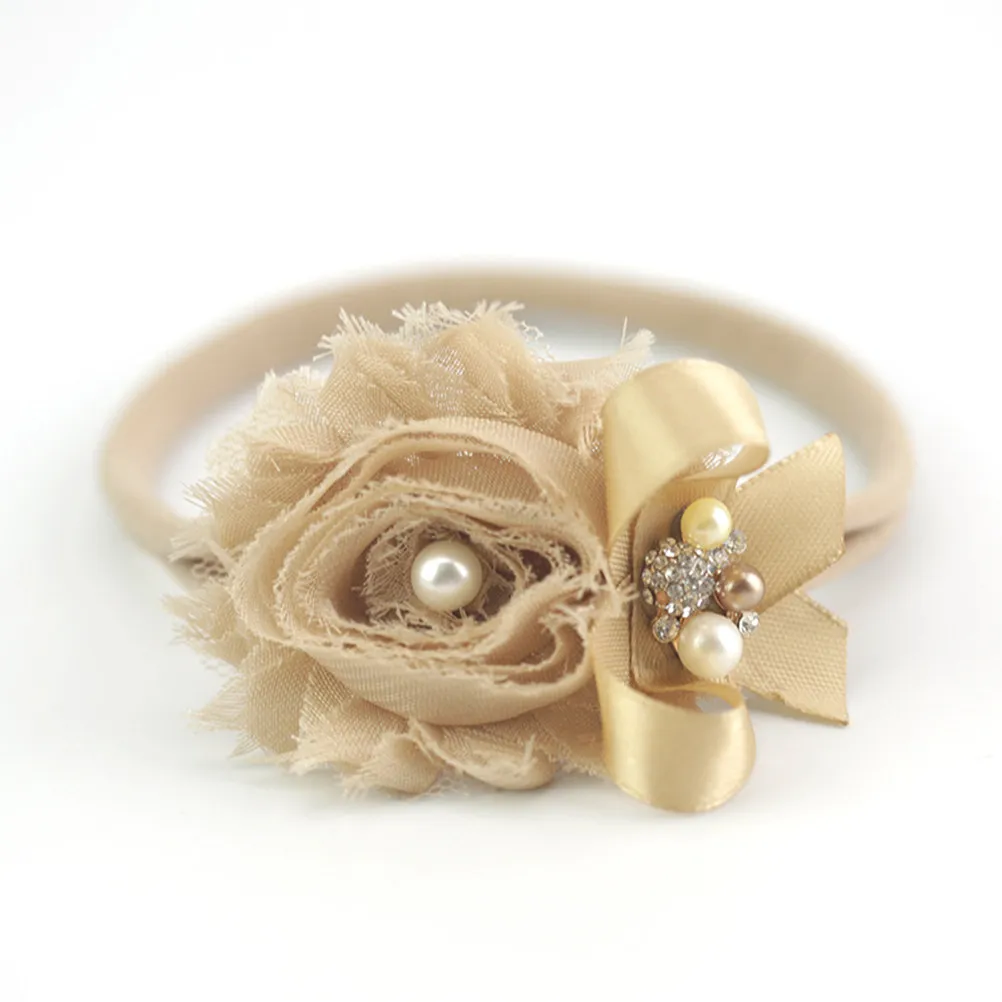 

3Pcs Baby Hair Ties Pack Soft Polyurethane Fiber Rings with Nylon Bows Easy Match Outfits Photography Hair Accessories