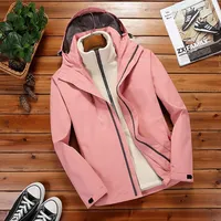 Womens 3-in-1 Ski Jacket Trekking Climbing Waterproof Winter Warm Mountain Snow for Rain Outdoor Hiking Camping Coat