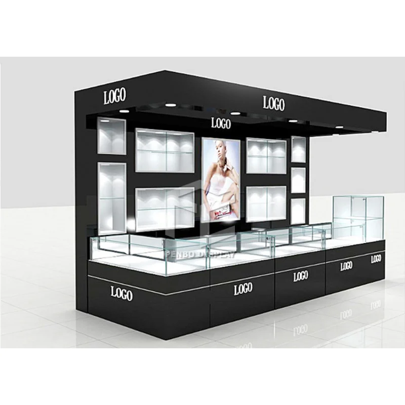 

2025customized.Modern Perfume Store Interior Design Decoration Perfume Shop Furniture Cosmetics Perfume Display Kiosk Booth