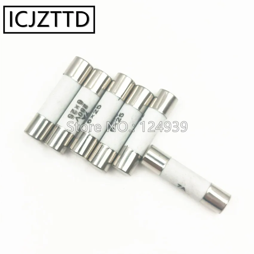 RO57 fuse BS1362 6*25mm 0.5A 1A 2A 3A 5A 6A 7A 8A 10A 15A 20A 25A 250V  ceramic fuse 6*25 Ceramic insurance tube 6x25MM 6mmx25mm