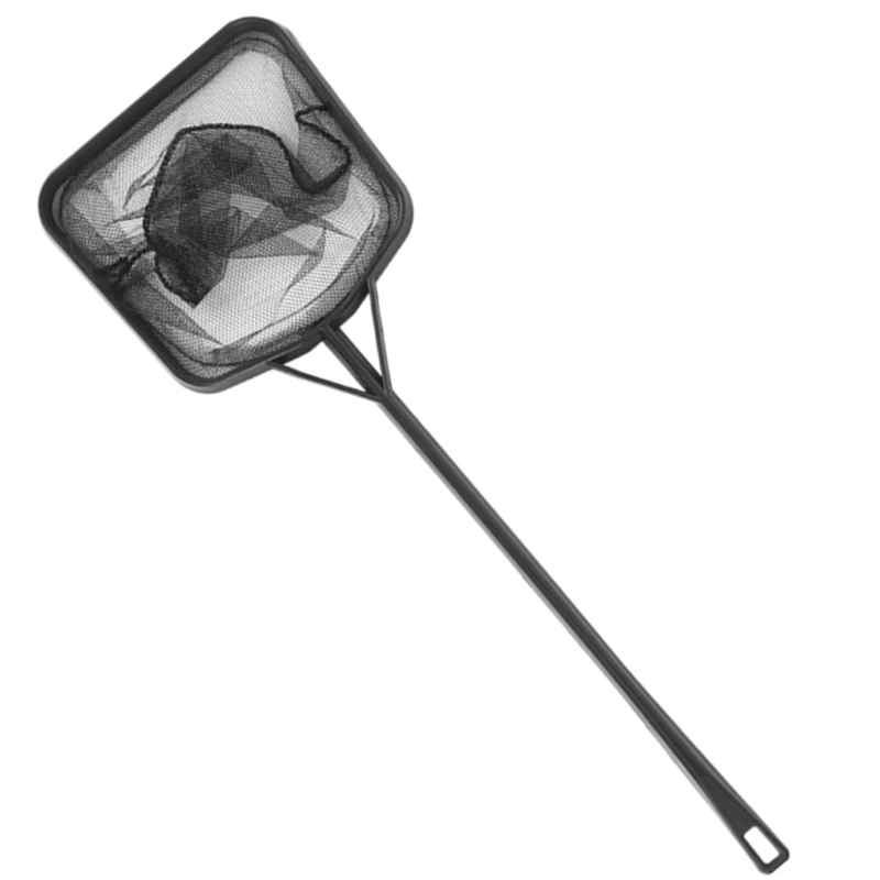 แบบพกพา Long Handle Fishing Landing สุทธิ Square Aquariums Fishing Landing Net