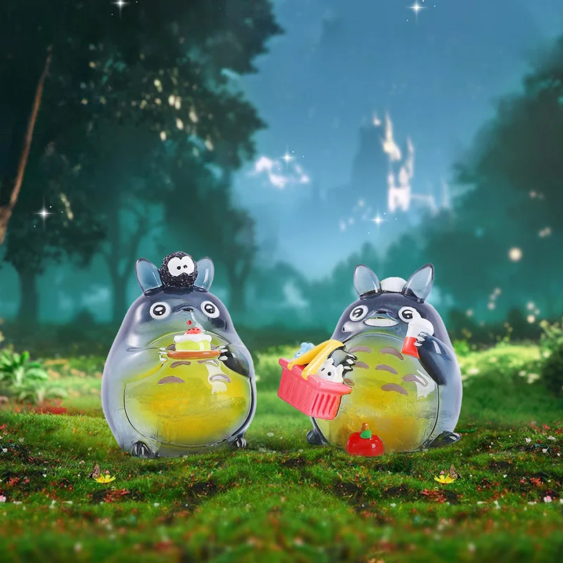 Hayao Miyazaki Anime dongeng versi hutan Firefly Anime 2025 baru kotak buta Figurine Aksesori perifer hadiah anak-anak