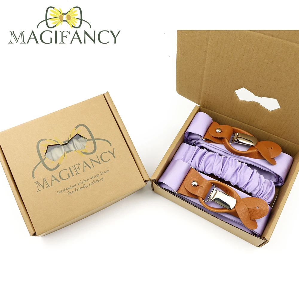 MAGIFANCY Neue Bunte Solide 3,5 cm Hosenträger Männer Polyester Salbei Lachs Rosa Lavendel Täglichen Spiel Hochzeit Klammer Zubehör Geschenk