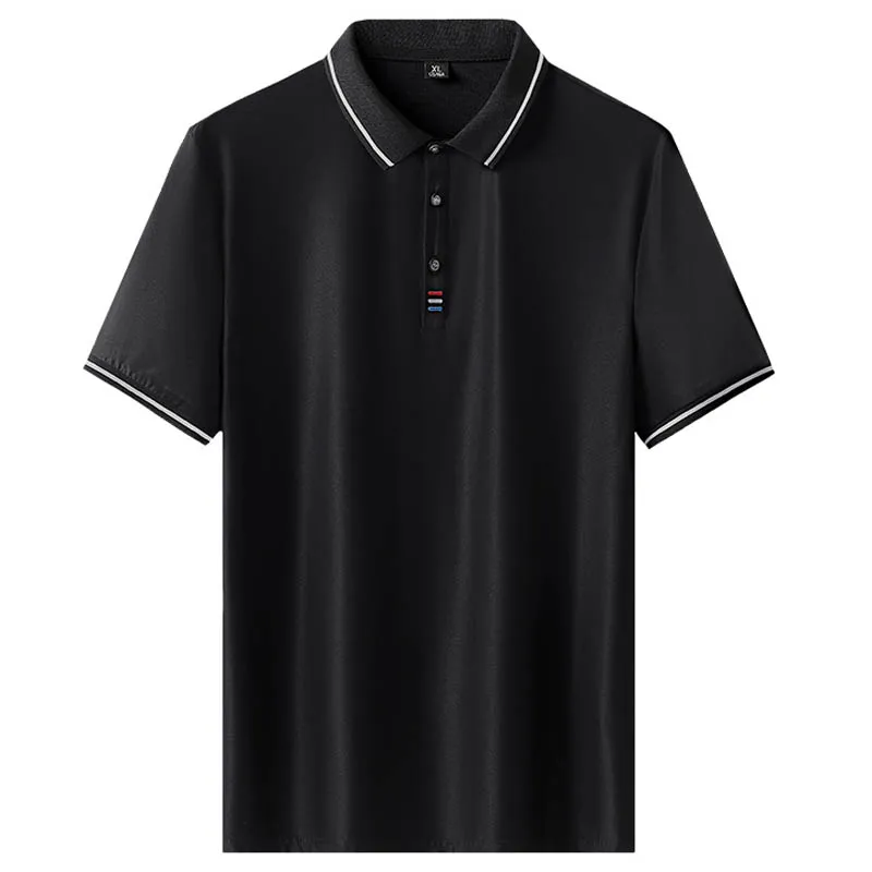 Polo à Manches Courtes pour Homme, Vêtement Respirant, Décontracté, pour Jogging, Golf, Randonnée, Grande Taille, 7XL, 8XL