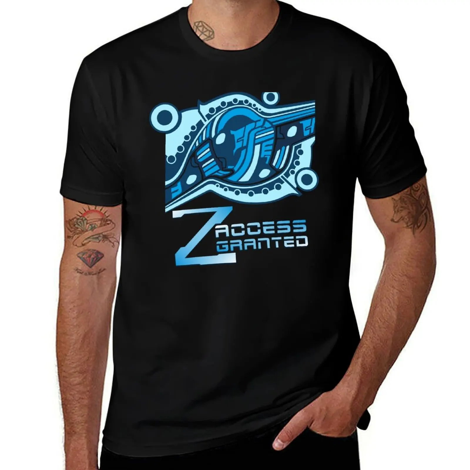 access granted! T-Shirt Basic Short Sleeve T-Shirt for Men
