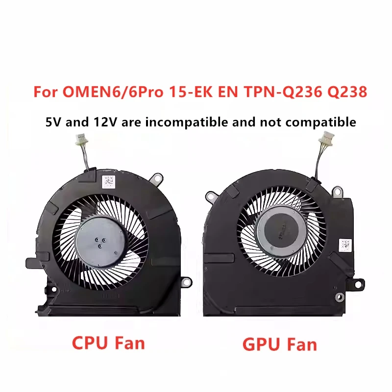 

Новый оригинальный вентилятор охлаждения процессора ноутбука для HP OMEN 6/6Pro 15-ek 15-en TPN-Q236 TPN-Q238