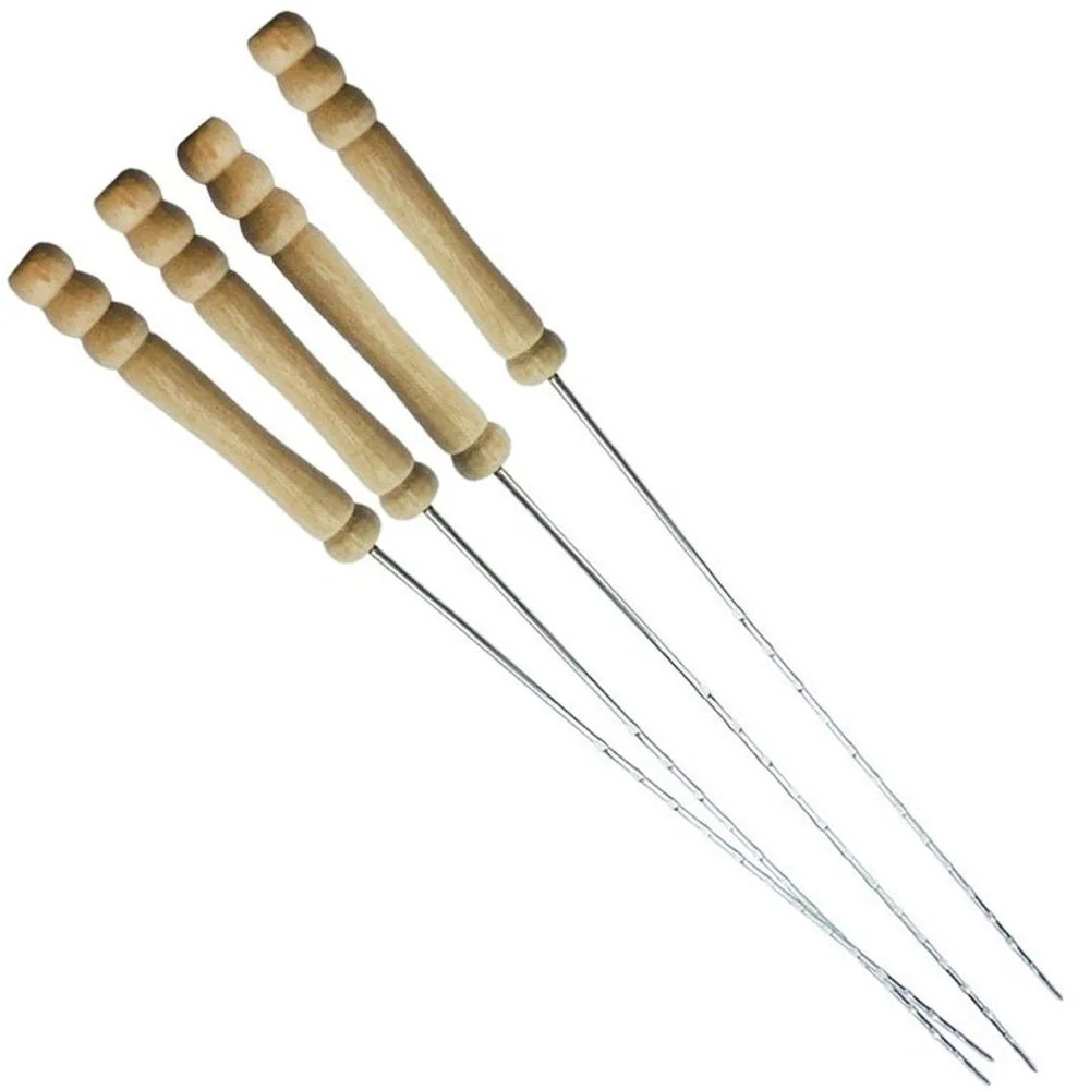 38,5 cm stalen spiesjes 4-delig
