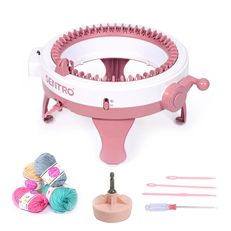 Sentro Manual 48 Stitches Automatic Knitting Machine DIY Wool Crochet Scarf Sweater Adult Children Hats Artifact Knitting Tools