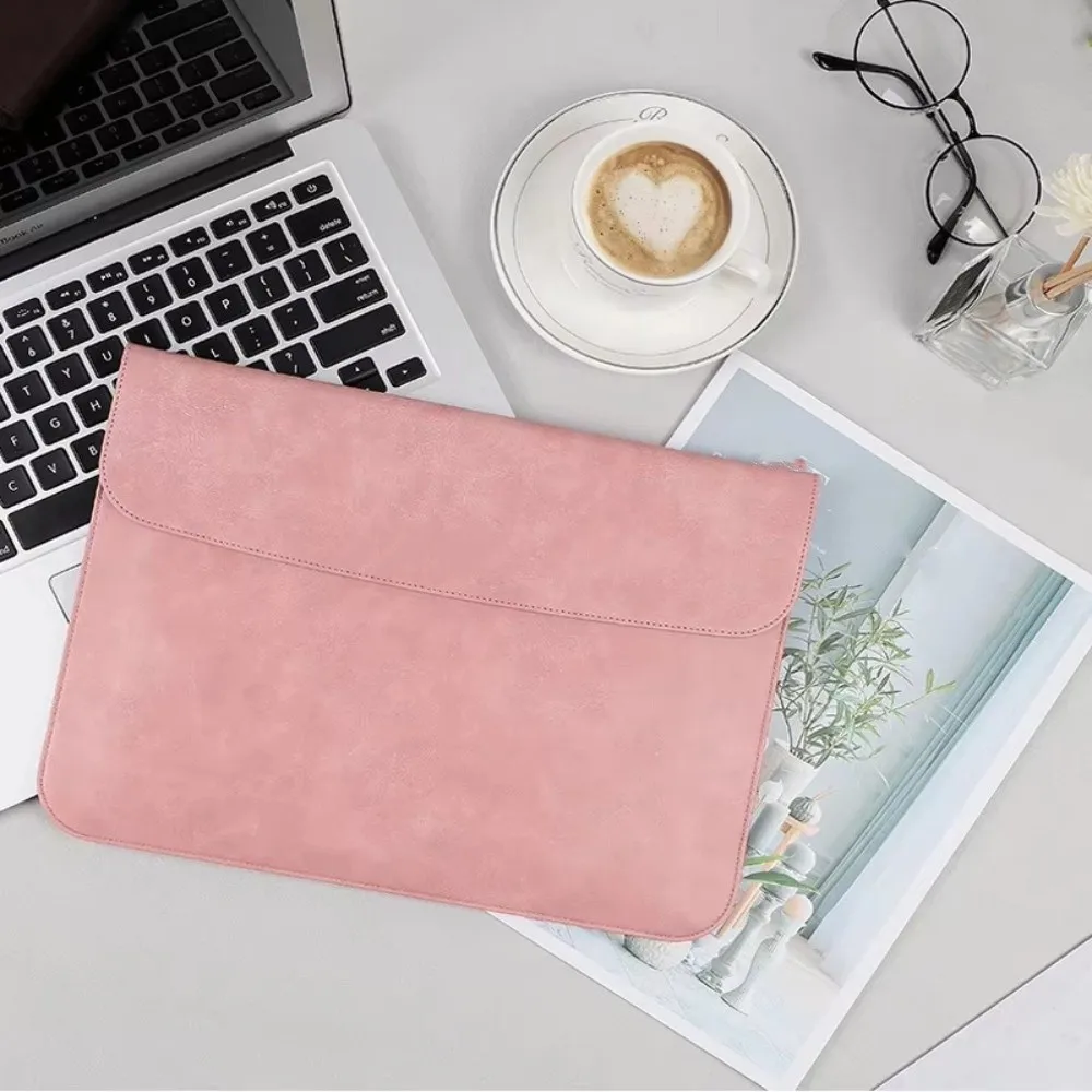 

Portable Scratch Resistant Laptop Sleeve PU Leather Waterproof Tablet Carring Case Wear Resistant Tablet Cover Business Trip