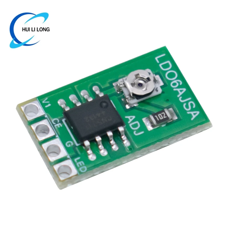 LD06AJSA/B 30-1500MA Регулируемый светодиодный драйвер постоянного тока 3,3 В 3,7 В 4,2 В 5 В Плата управления ШИМ Модуль понижающего питания