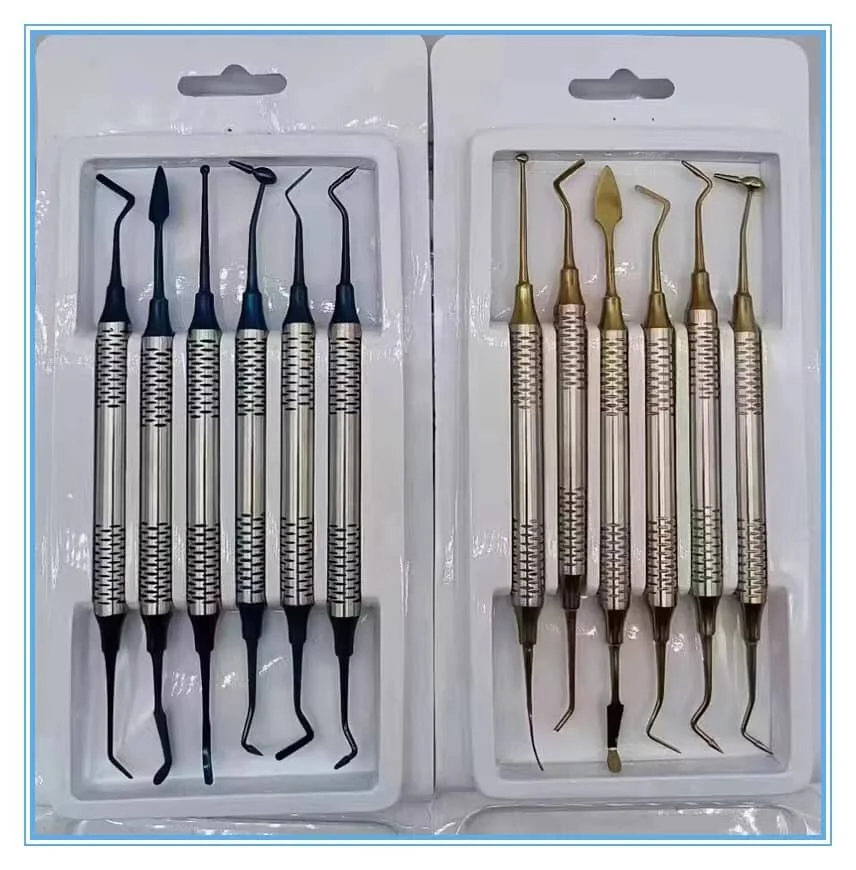 

Dental Resin Filler Set 6pcs/box Dental Aesthetic Restoration, Tooth Filling, Implant Filling Tools, Stomatological Instruments