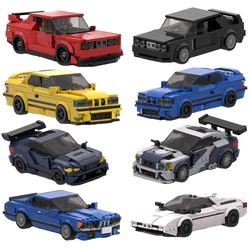 Bricklink Technical Car City Speed Champions M3 E30 E36 E46 GTR 635CSi 850CSi Vehicles Sets Building Blocks Toys Children Gift