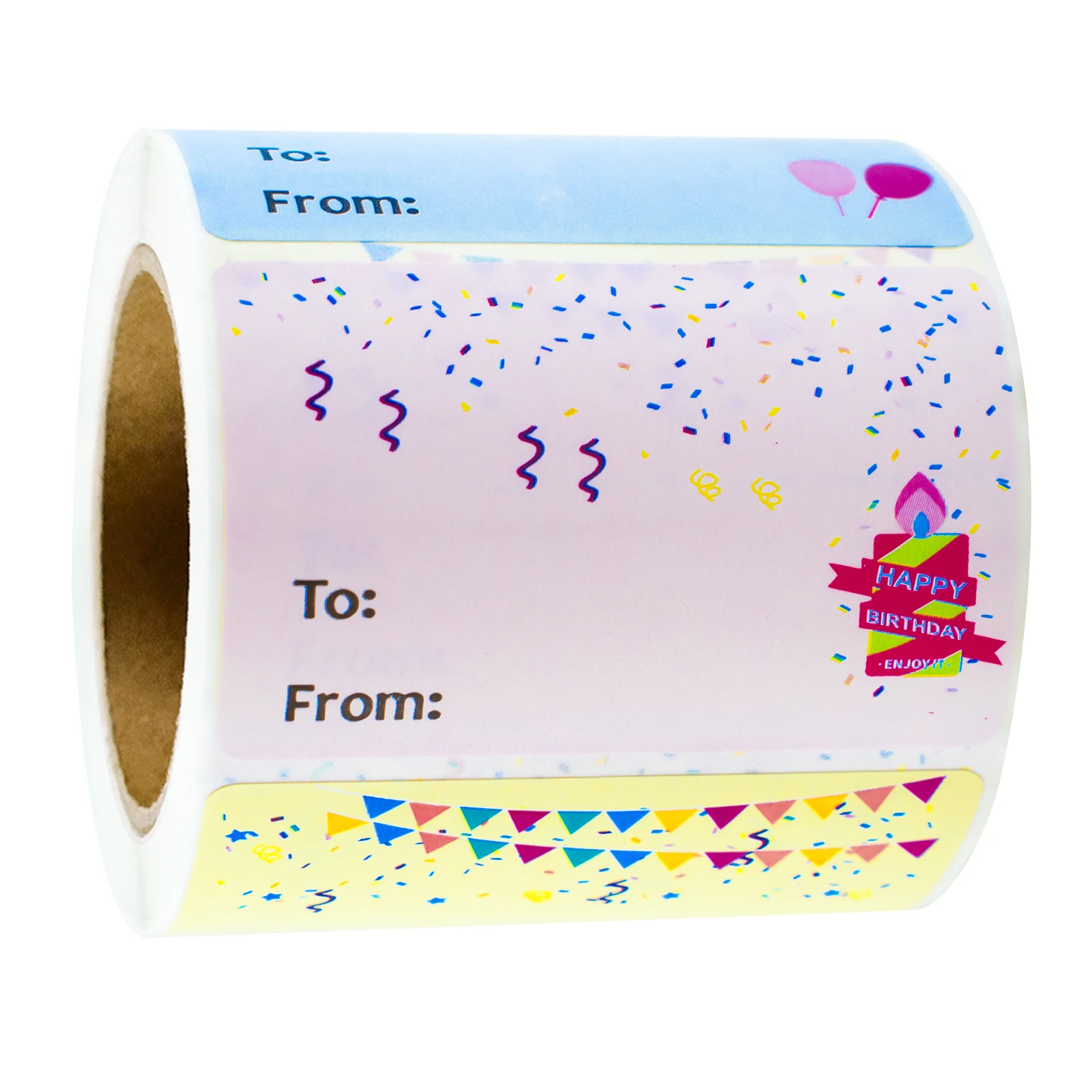 300 قطعة 1.5In * 2In عيد ميلاد سعيد هدية العلامات هدية عيد الميلاد العلامات عطلة عيد ميلاد ملصقات هدية أعواد تزيين #1