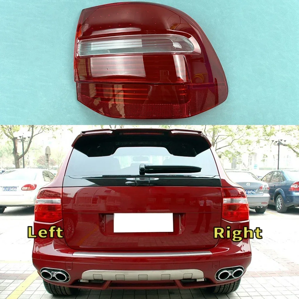 

For Porsche Cayenne 2007-2010 US Version Taillight Cover Transparent Lampshade Taillamp Shell Plexiglass Replace Original Lens