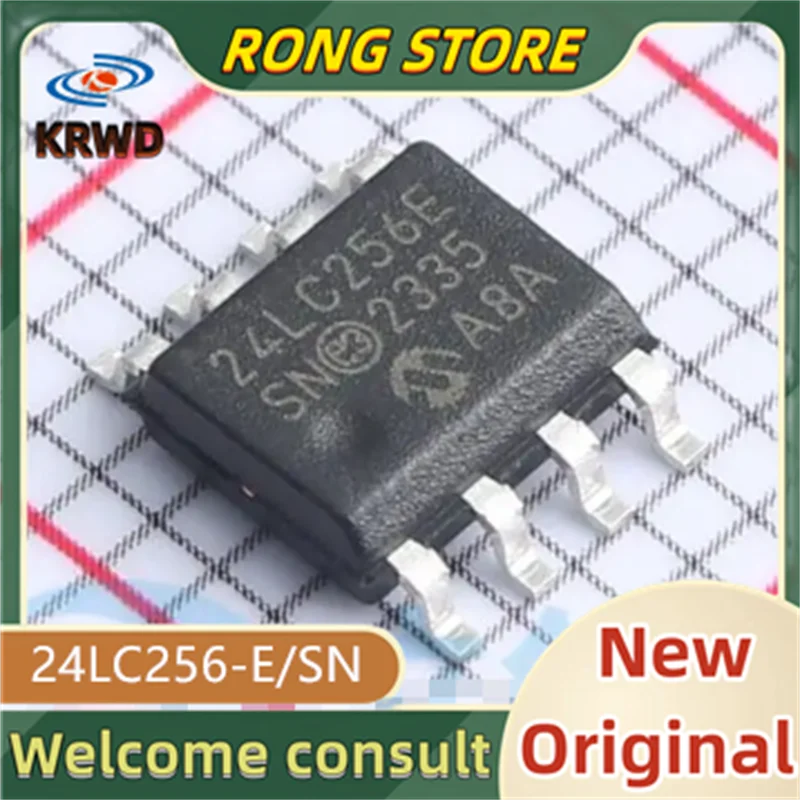 

5PCS 24LC256ESN NEW Original 24LC256-E/SN 24LC256-E 24LC256 SOP-8