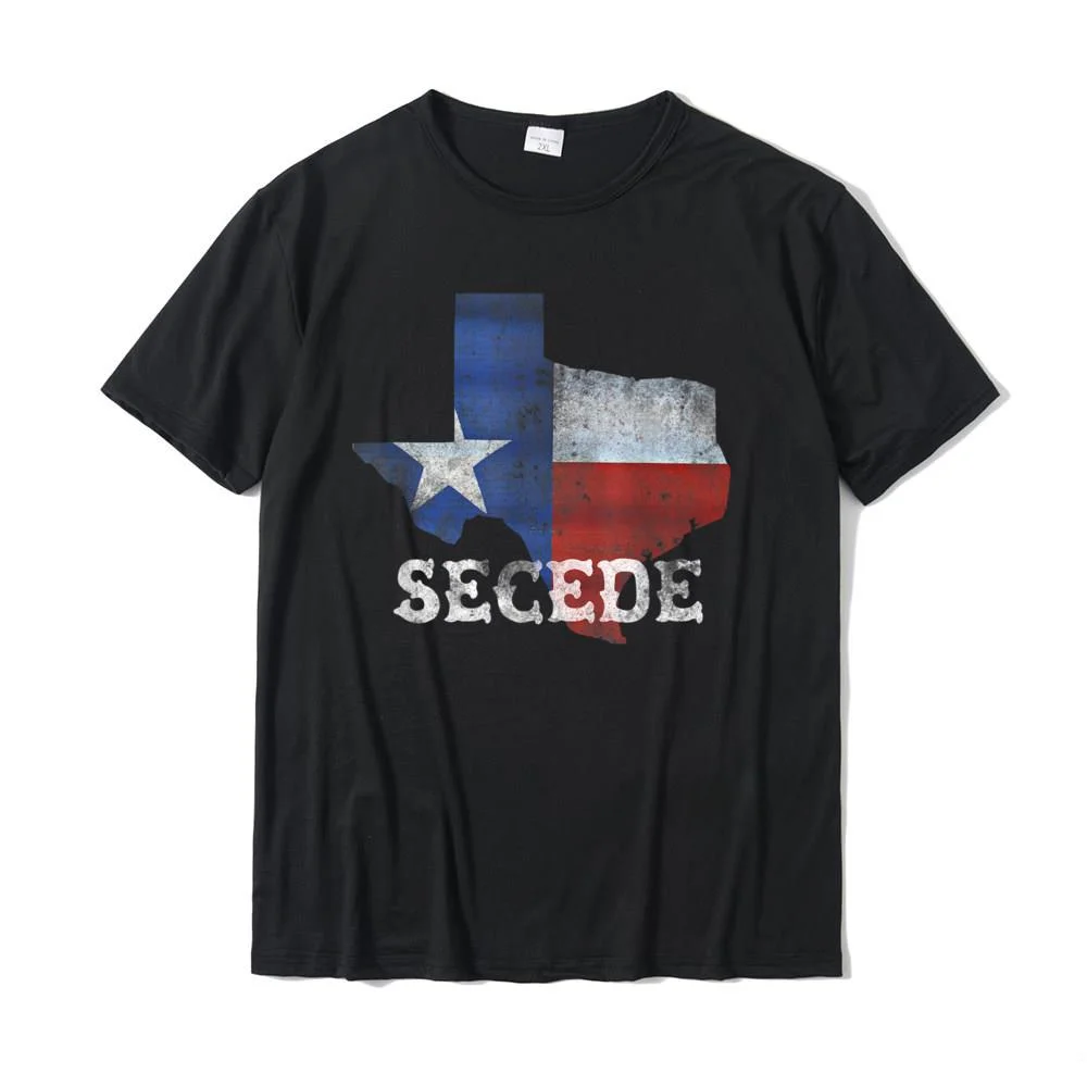 Texas Secede Tshirt Gift Tshirts Family Tops T Shirt Cotton Men Birthday Christmas Day Tops & Tees Free Ship