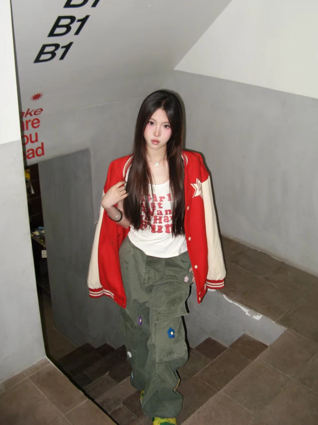 White Slim Fit ort Sve U Ne T irt Summer Faion Letter Print Design Korean Sle Commute Cotton Polyester Blend