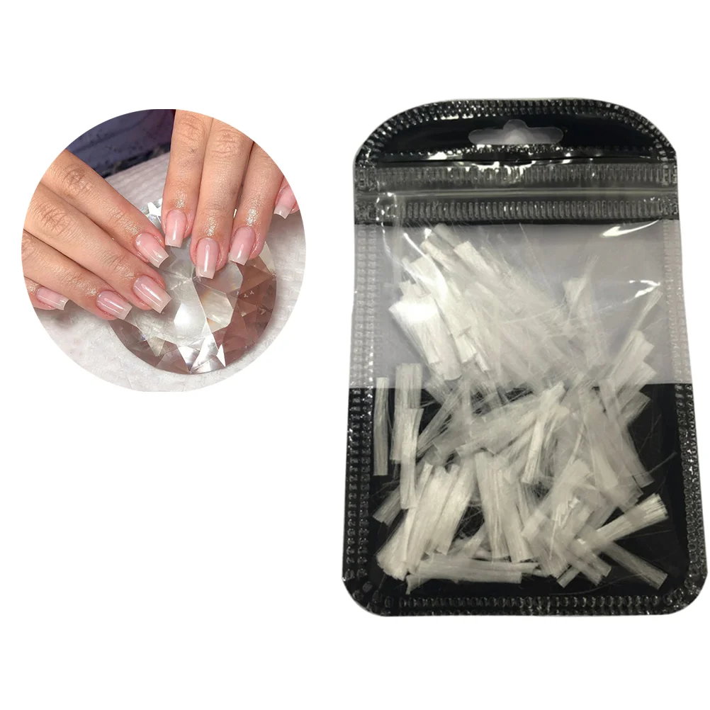 

Manicure Extension Fiber Simple Practical Nail Material for Ladies Women Female (3cm) Nail Fiber