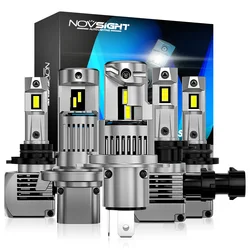 NOVSIGHT N56 H7 Super jasne u nas państwo lampy H4 LED H11 H8 H9 9005 HB3 9006 HB4 H1 90W 20000LM 6500K Canbus mały rozmiar żarówki reflektorów samochodowych